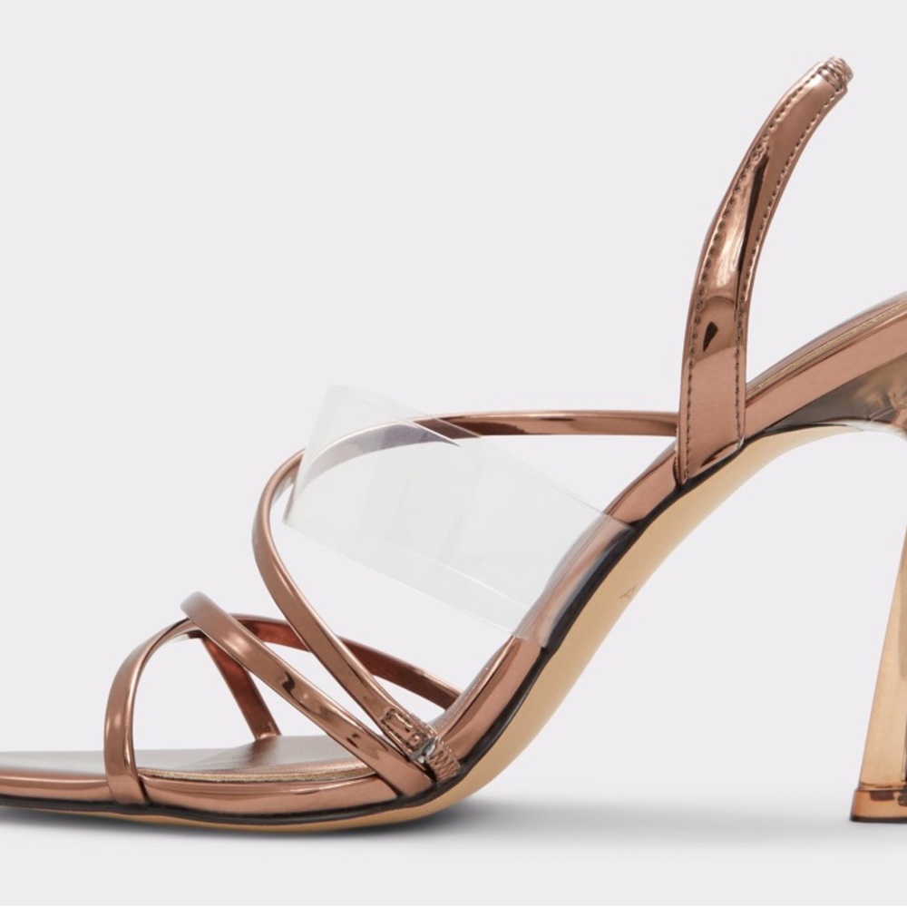 Aldo Merengue Bronze heels